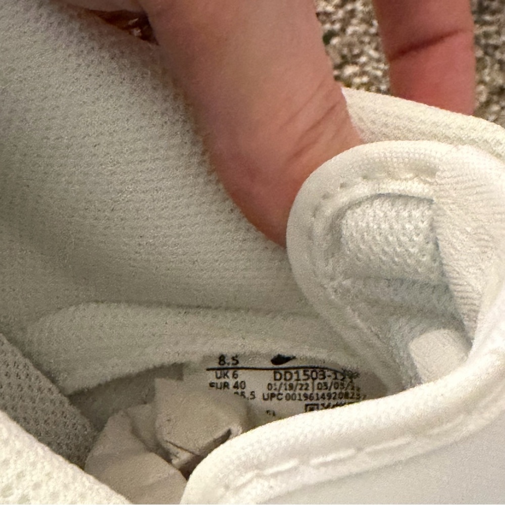 NWT Nike Dunk Low ‘White Sail’ Women’s 8.5 - Picture 8 of 9